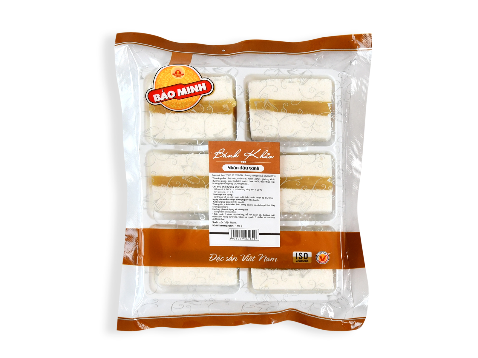 Bánh khảo nhân thập cẩm Bảo Minh 140g