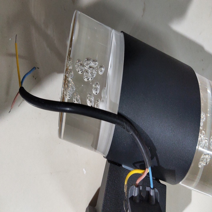 Đèn gắn tường pha lê Led 2 đầu cao cấp-ĐỔI 3 MÀU CHỐNG NƯỚC