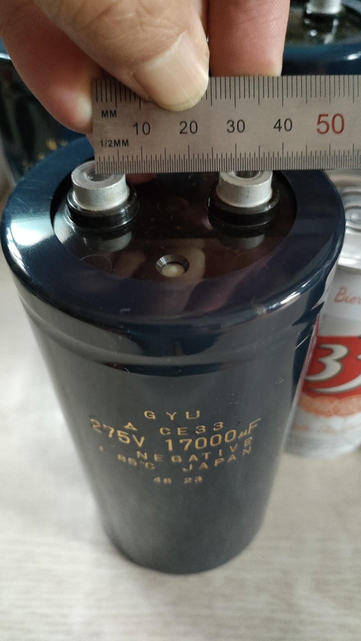 Tụ lọc nguồn 275V - 17.000uF Japan