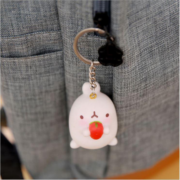 Móc Khóa Thỏ Molang Dễ Thương - laza88