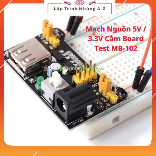 Mạch nguồn 5v / 3.3v cắm board test mb-102