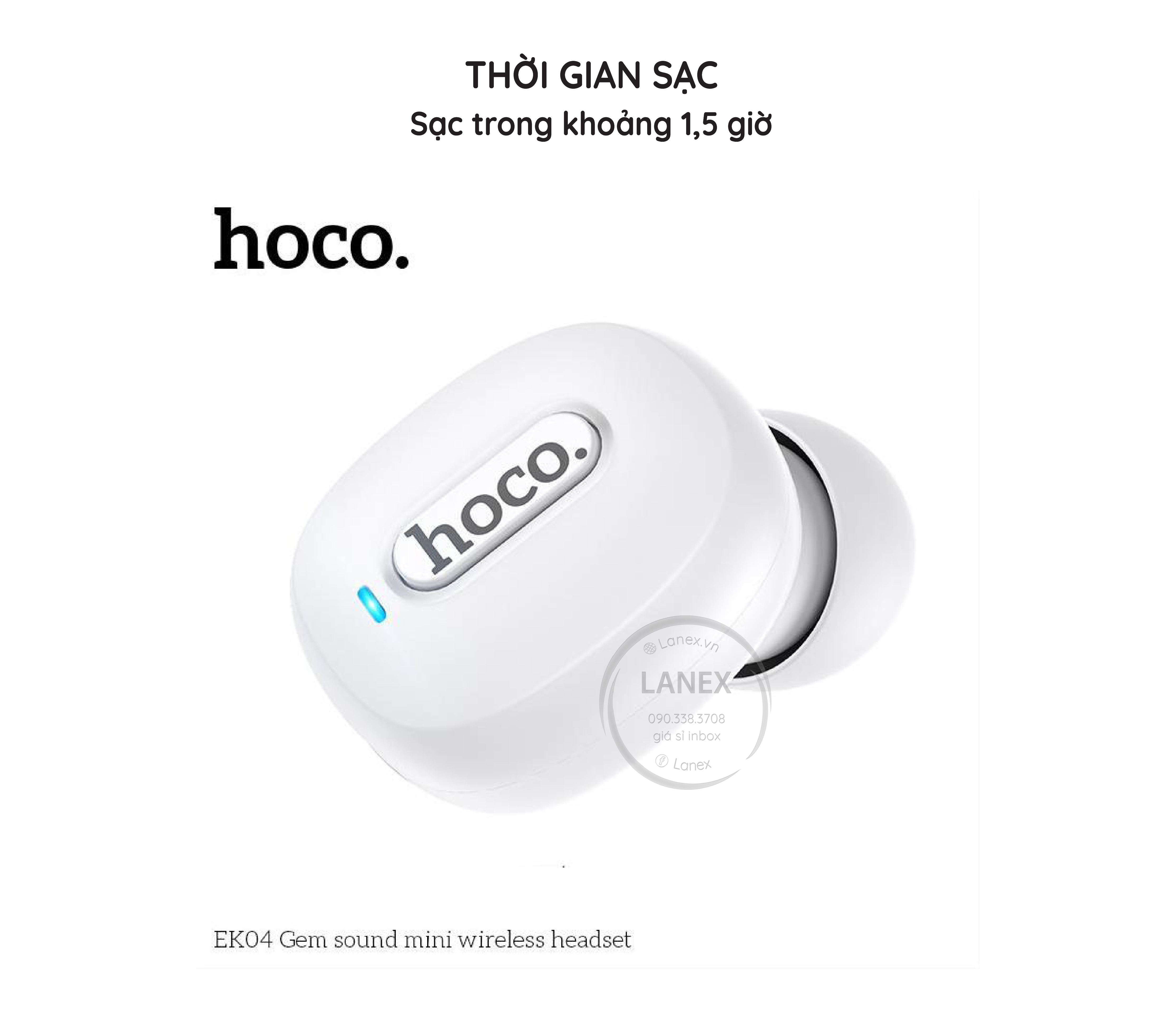 Tai Nghe Bluetooth Hoco Ek04 1 Bên V5.0 Có Mic