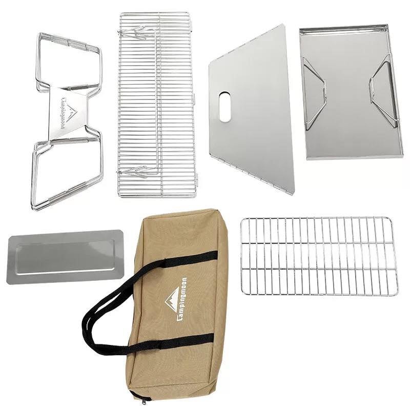 Bếp nướng than hoa dã ngoại gấp gọn CAMPINGMOON MT-2