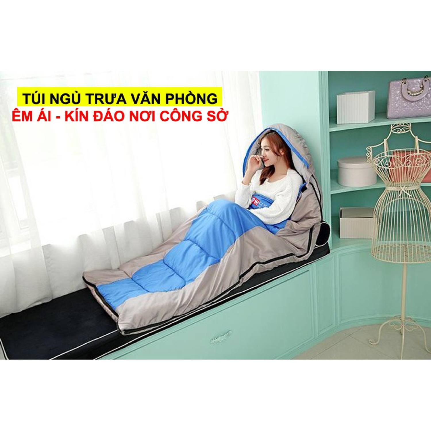 Túi Ngủ Văn Phòng Hàn Quốc Dầy Dặn