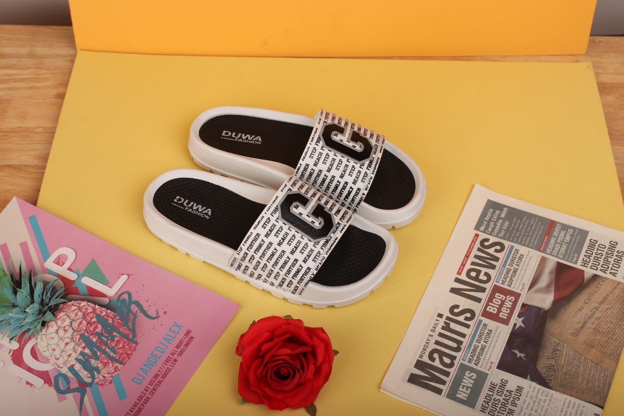Dép DW  C vân chữ size unisex (Nam-Nữ)