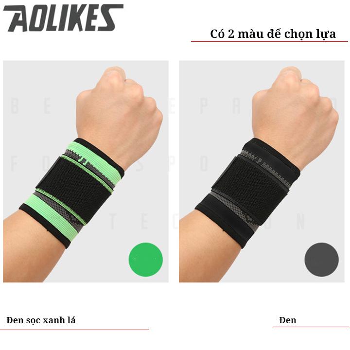 Đai quấn hổ trợ cổ tay Aolikes HW7537 (1 đôi)