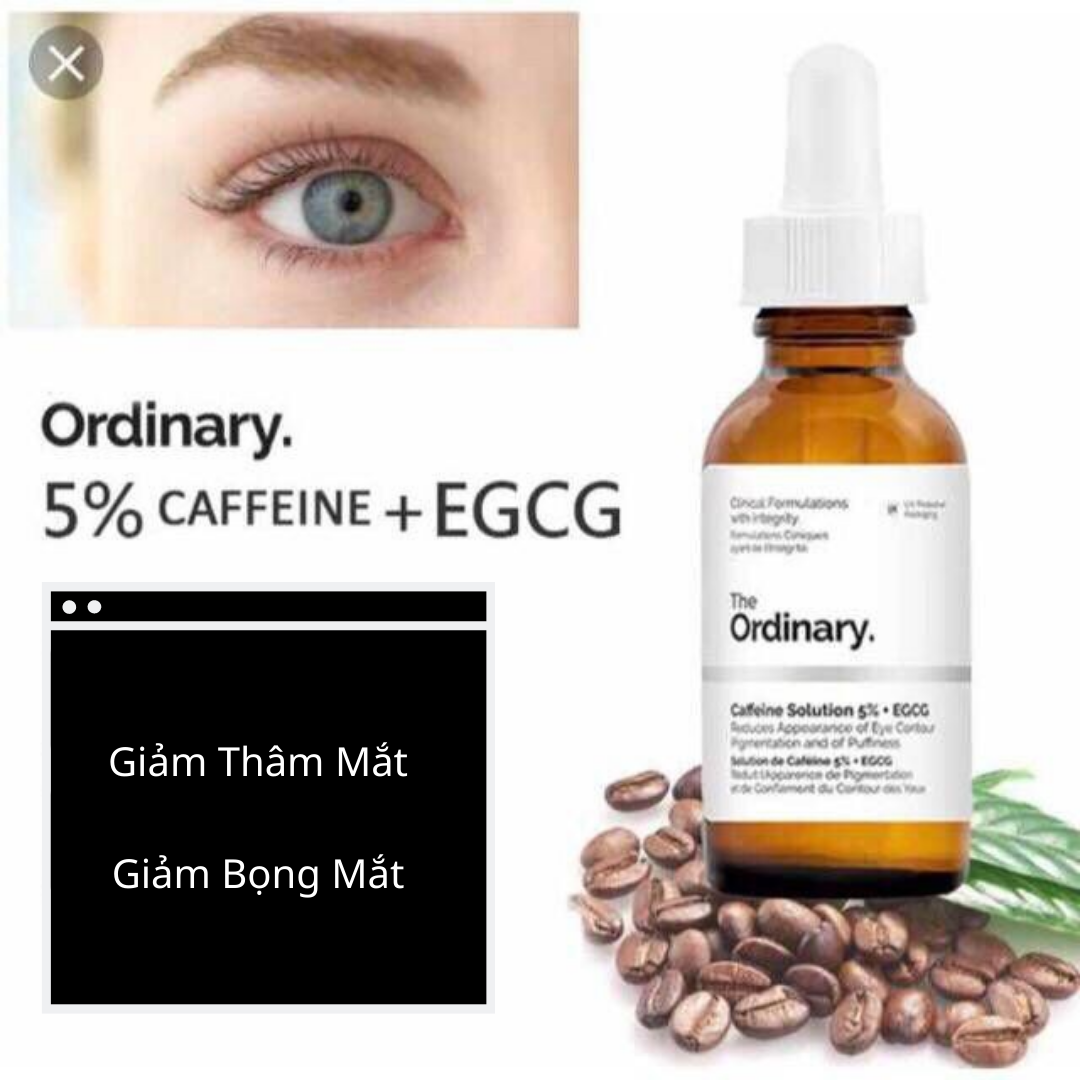 [HCM]Caffeine Solution 5% + EGCG The Ordinary 30ml