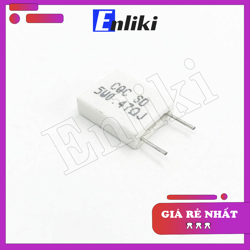Điện Trở Sứ 5W 0.47R Loại Đứng