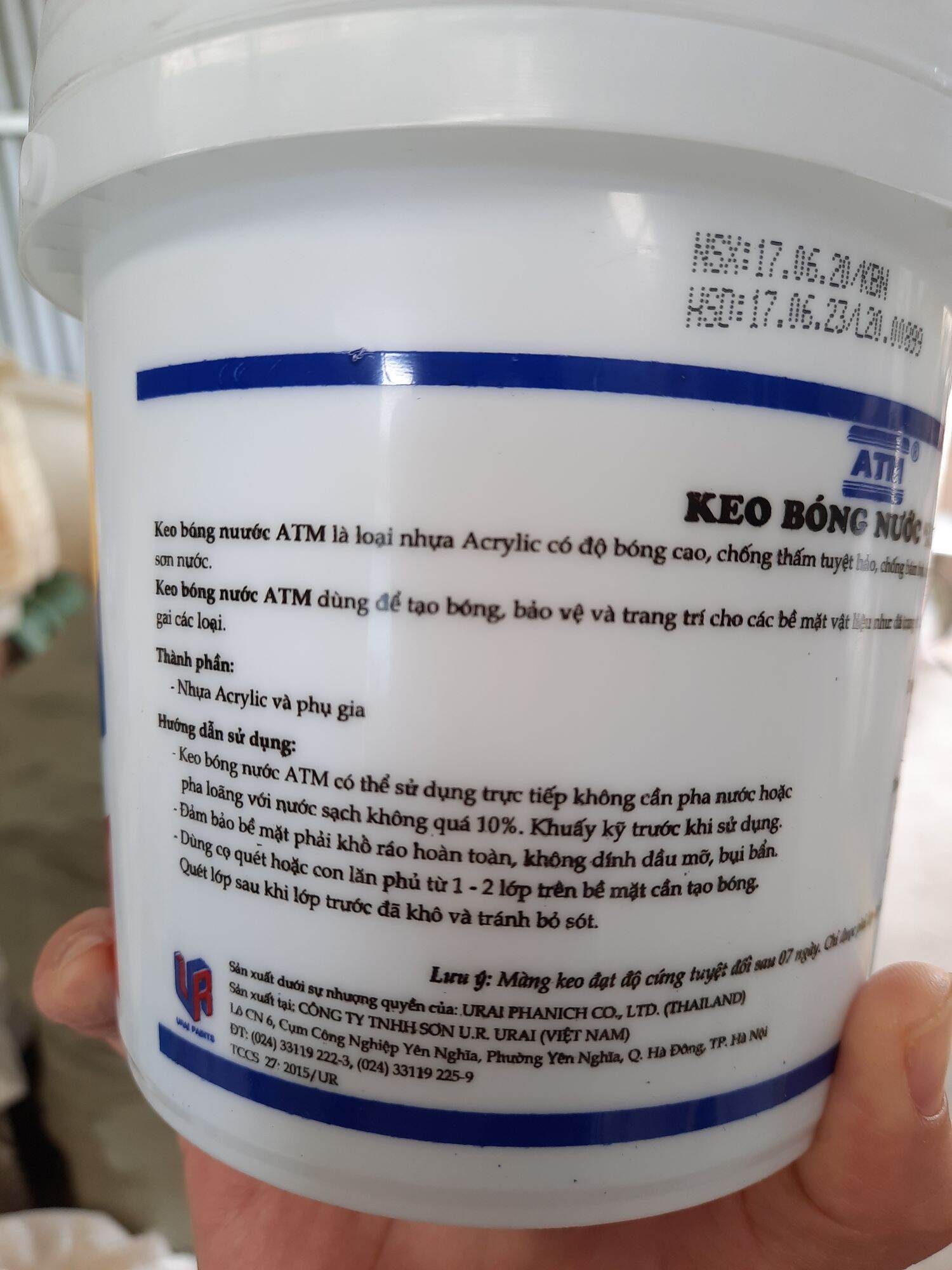Keo bóng nước ATM đậm đặc