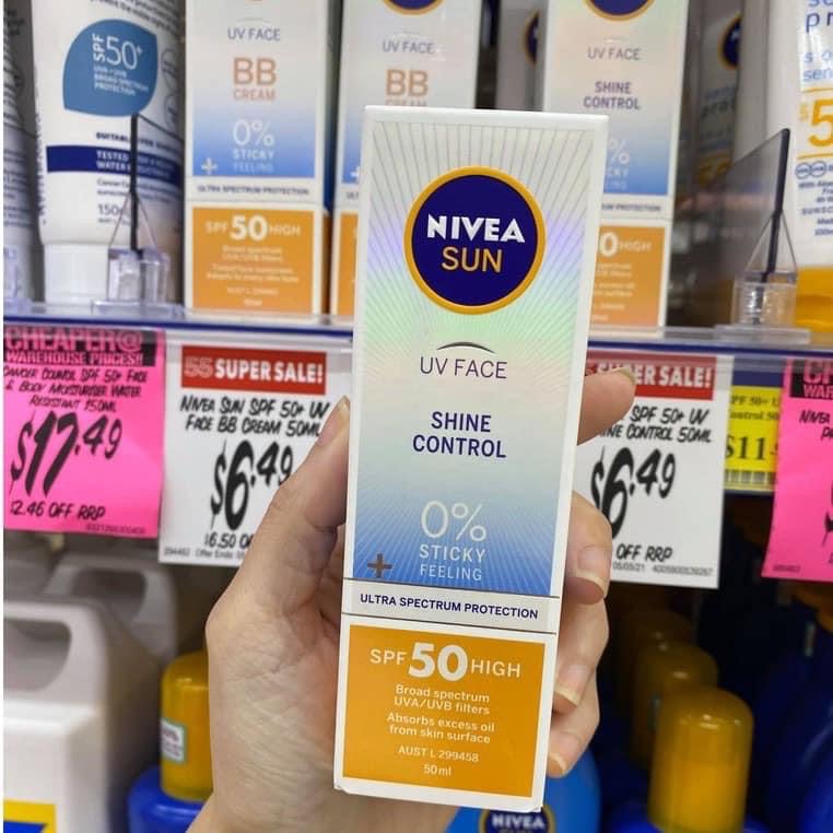 Kem Chống Nắng Nivea Shine Control 50ml
