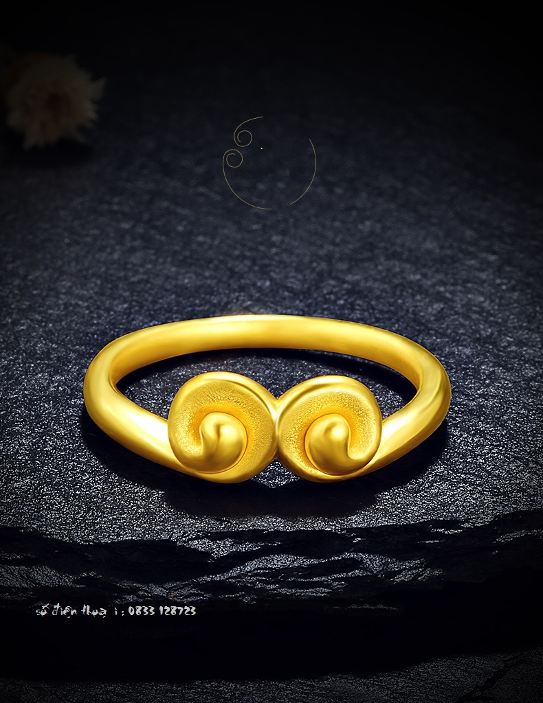 Nhẫn kim cô vàng 24k