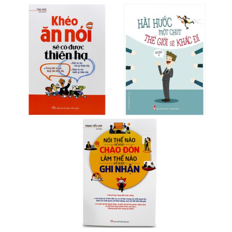 Mua COMBO 3 SÁCH KHÉO ĂN NÓI SẼ CÓ ĐƯỢC THIÊN HẠ, HÀI HƯỚC MỘT CHÚT THẾ GIỚI SẼ KHÁC ĐI, NÓI THẾ NÀO ĐỂ ĐƯỢC CHÀO ĐÓN...
