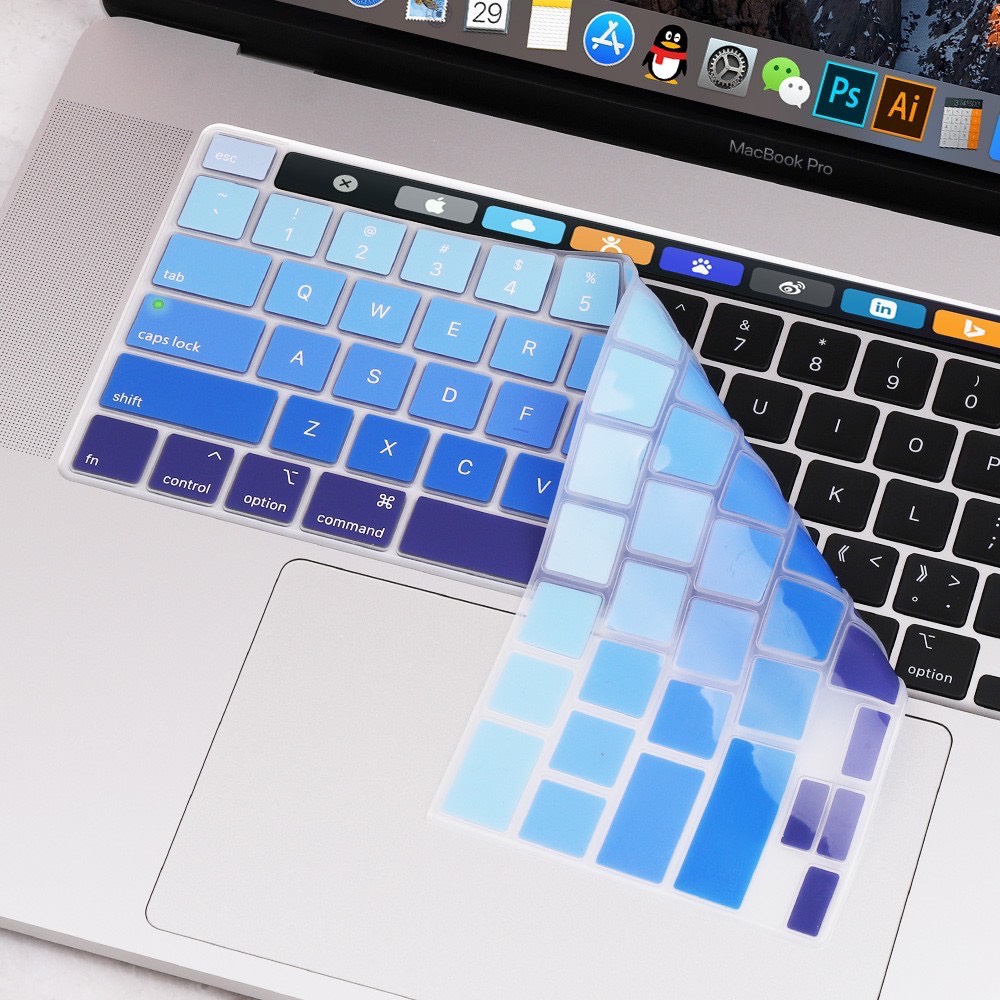 Phủ phím cho Macbook bằng silicon cao cấp đủ màu