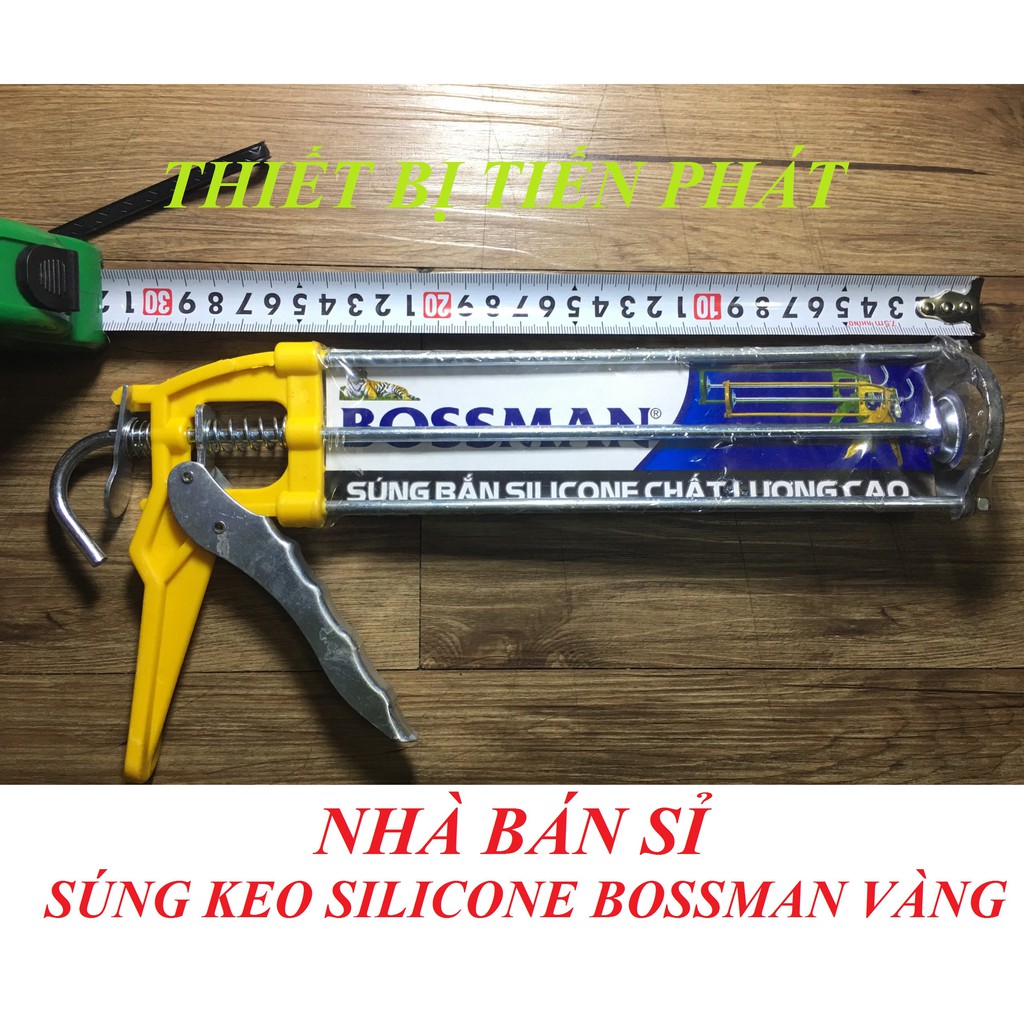 Súng Bắn Keo Silicon Bossman Vàng , Màu Xanh