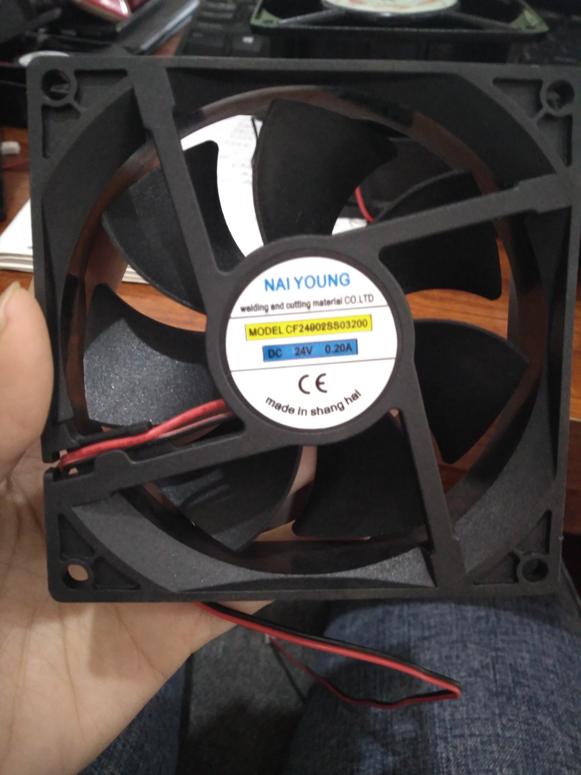 quạt  24v 9x9x3cm-3c