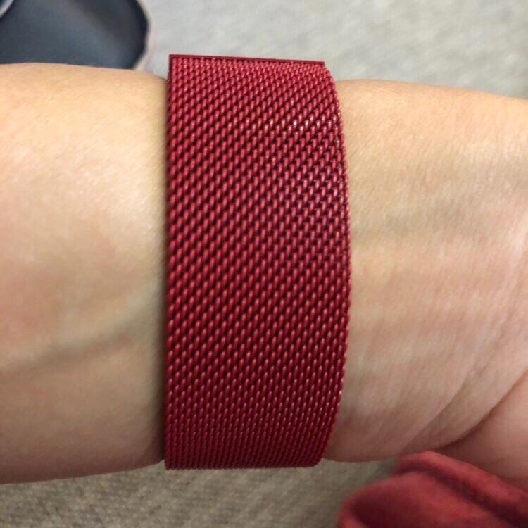 Dây Milanese Loop Đồng Hồ Apple Watch Red (không kèm mặt đồng hồ)