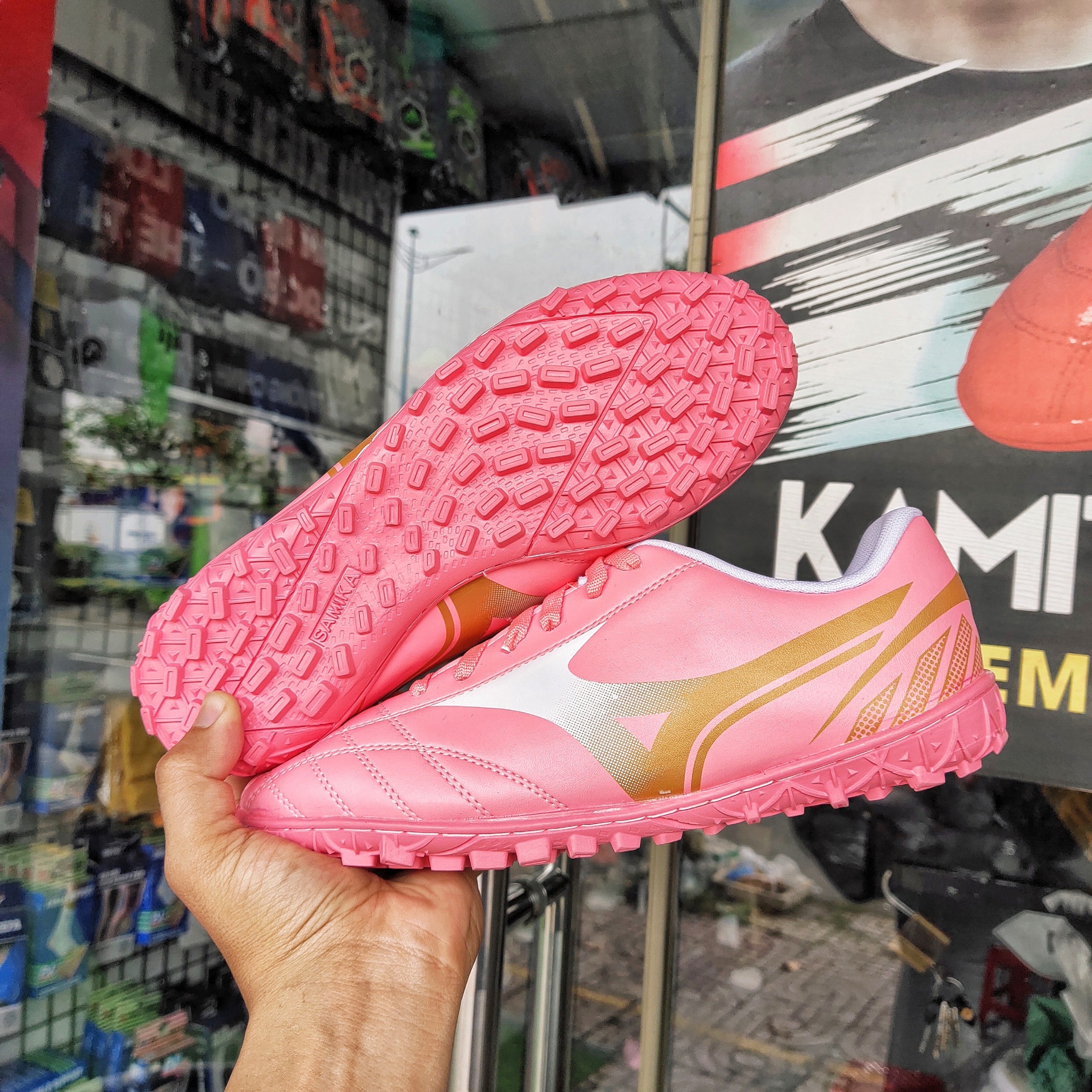 Giày Đá Bóng Mizuno TF Khâu Full Đế ( Tặng Tất )