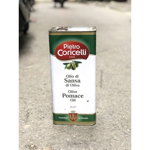 Dầu oliu Pietro Coricelli 5L nhập khẩu Ý