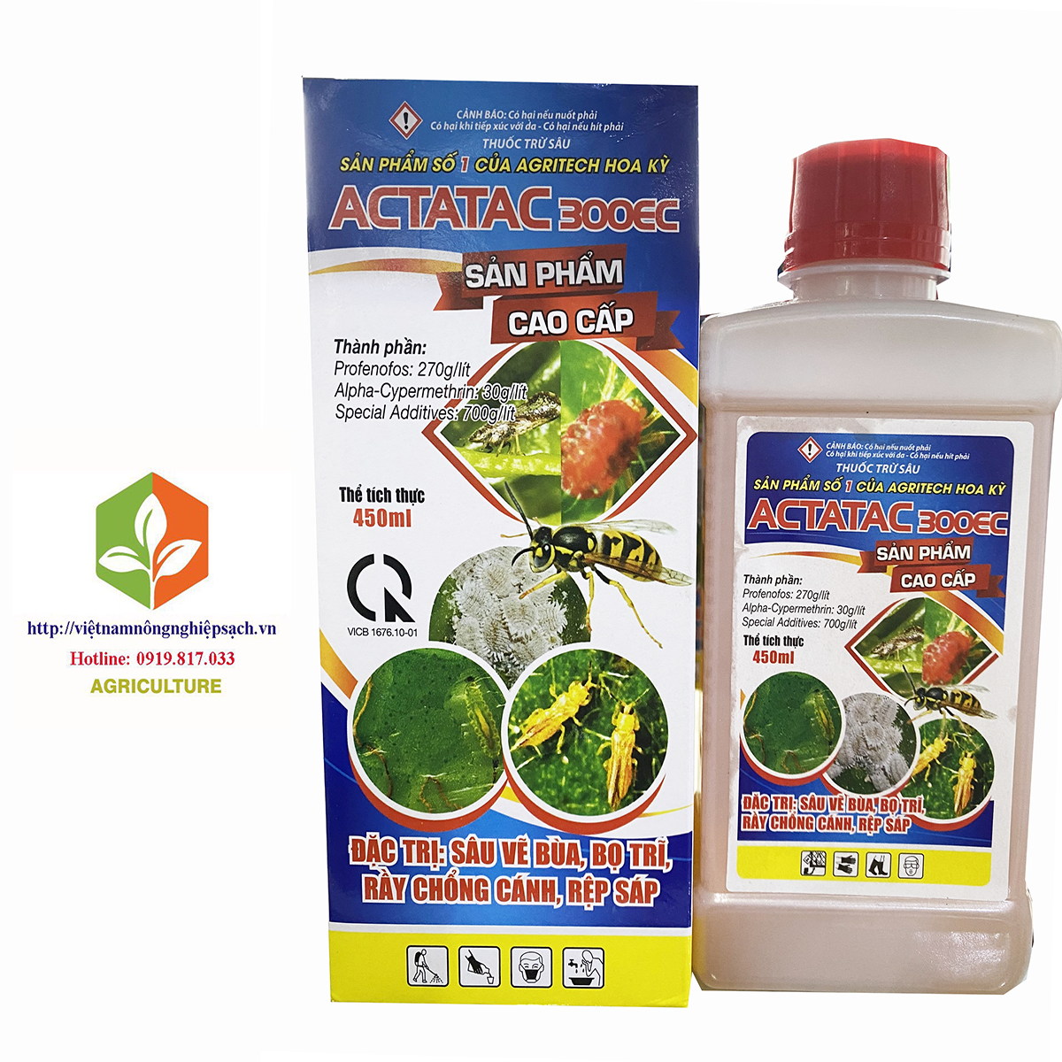Actatac 300ec – t-r-ị rệp sáp gây hại cây trồng