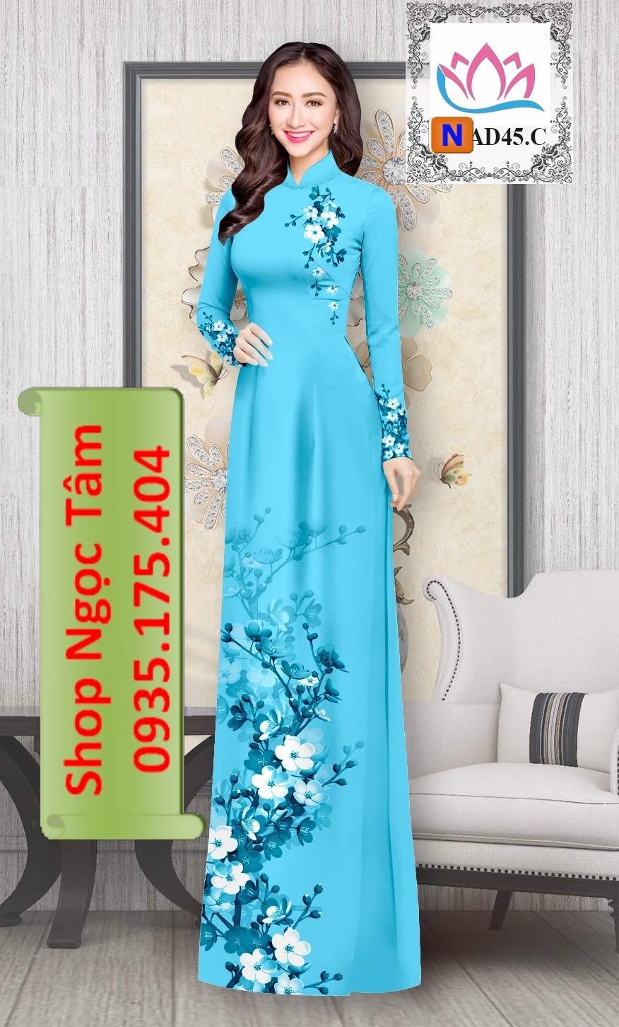 Vải bộ / áo dài đẹp - độc - lạ  N 45