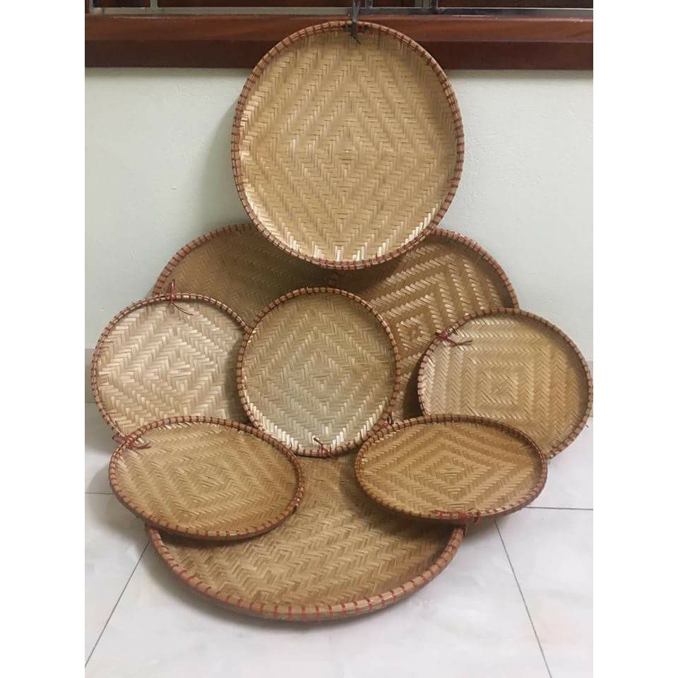 Mẹt tre tròn cạp đỏ