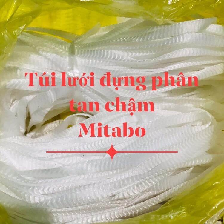 Túi lưới đựng phân dê túi đựng phân tan chậm túi lưới đựng phân lan 100g