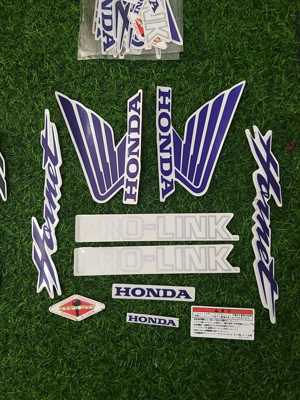 Bộ tem Hornet Honda Hornet xanh
