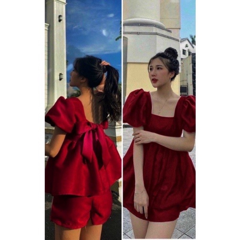 Sét sort nơ bigsize siêu xinh 55-90ký ( SR319)