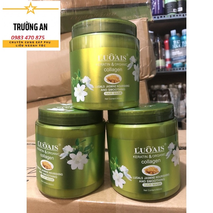 Kem Hấp Ủ Tóc Collagen Hương Hoa Nhài 800m