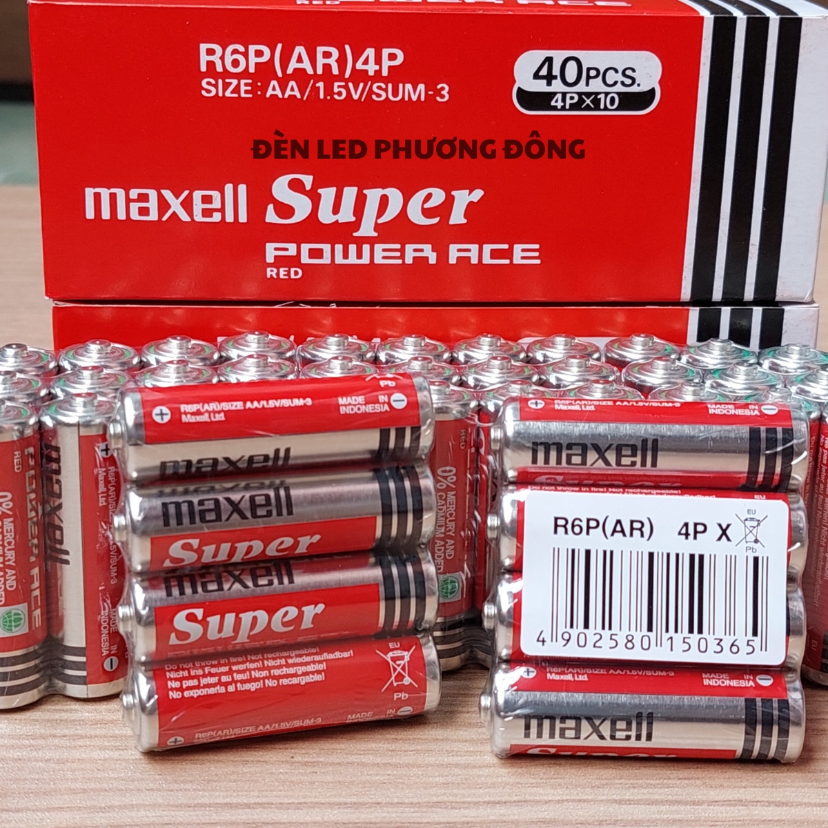 Pin AA - AAA Pin tiểu Super Maxell Đỏ 1.5V