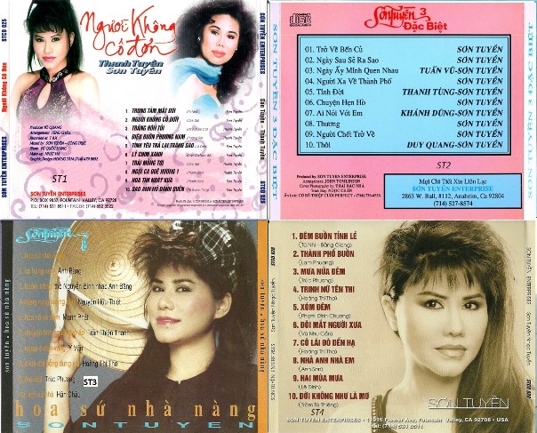 Bộ 4 Đĩa CD sơn tuyền