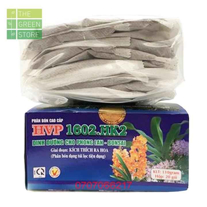 Phân bón tan chậm cho lan dạng túi lọc NT-1602.HK2 (giai đoạn kích ra hoa)