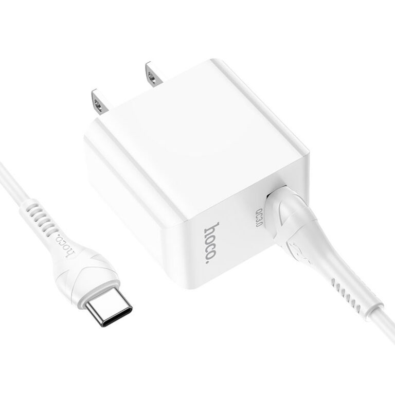 Bộ sạc nhanh 18W Hoco C98 cổng USB, QC3.0 cho điện thoại Android