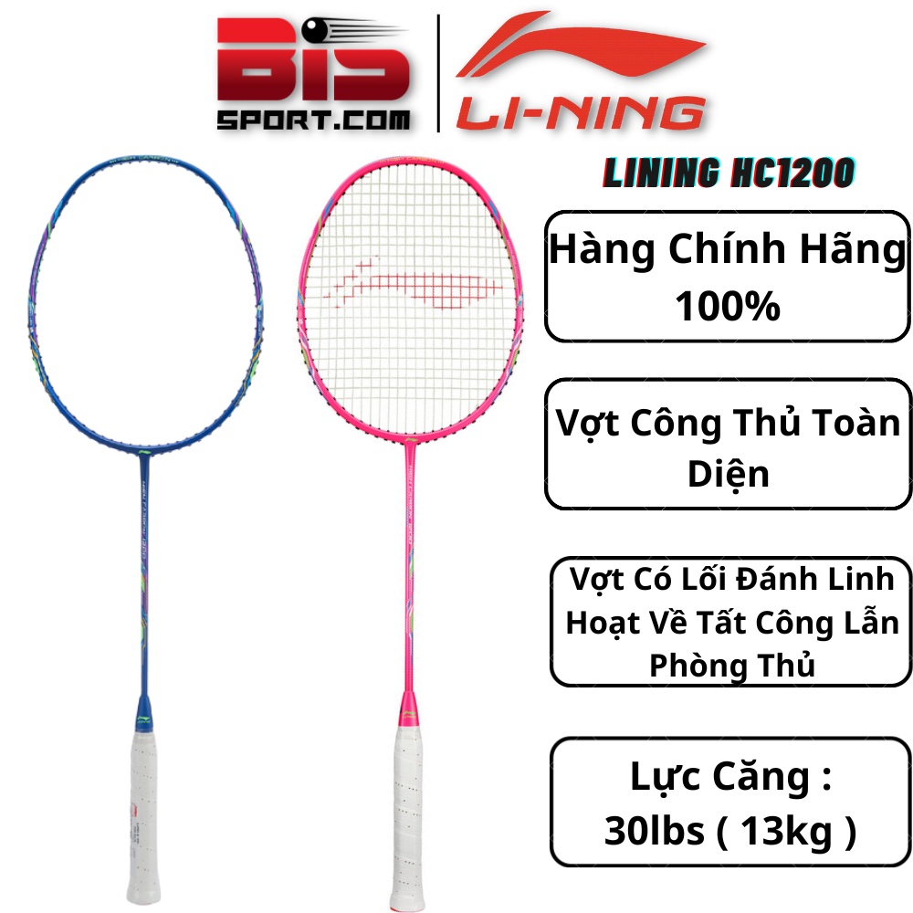 Vợt cầu lông lining high carbon hc 1200 chính hãng
