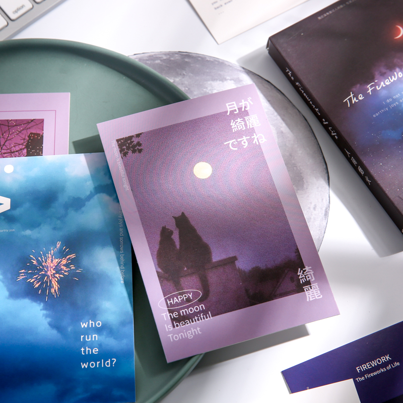 [Set 30] Bìa , postcard , decor thiệp , làm tranh treo tường trang trí