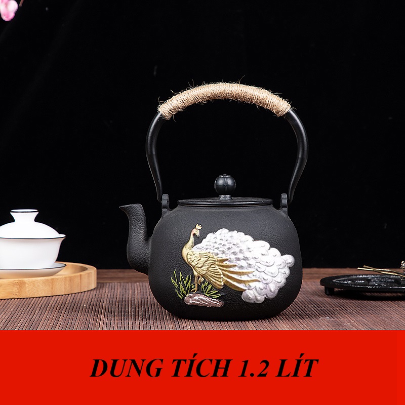 Ấm Gang Đun Nước Tetsubin 1200 ml