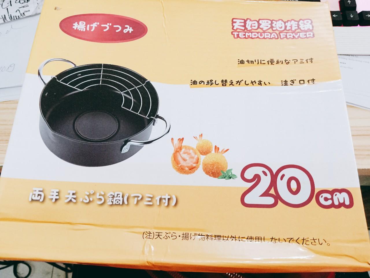 [HCM]Nồi chiên lọc dầu 20cm