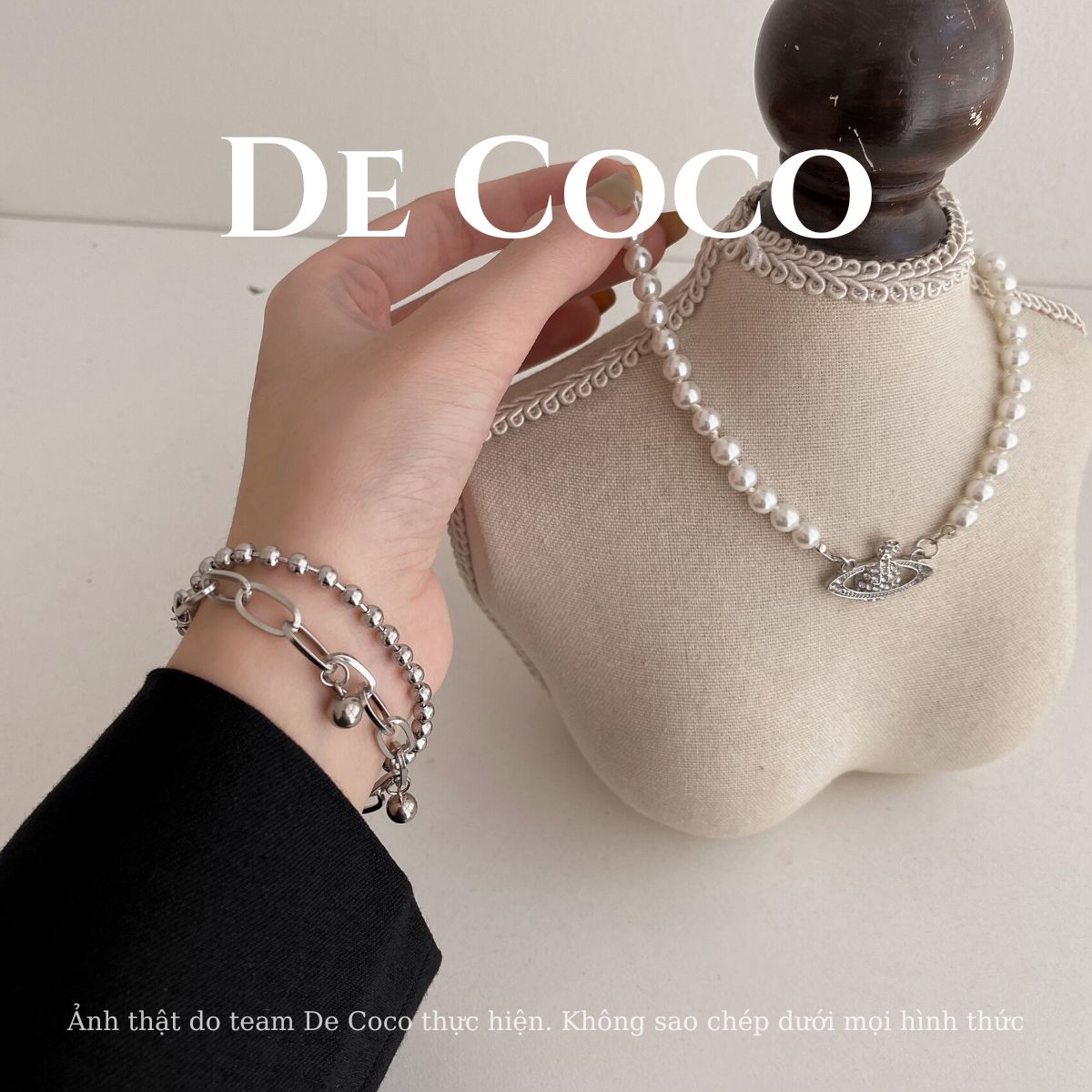 [KHÔNG ĐEN GỈ] Vòng tay layer xích Meret De Coco