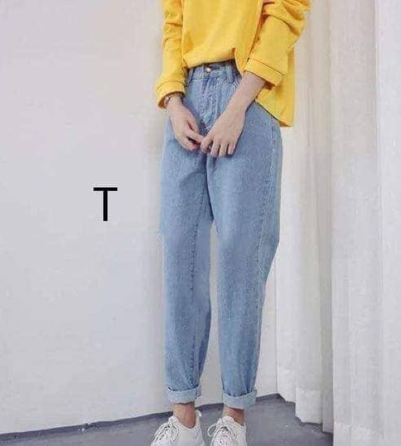 Quần baggy bò trơn DTR0320