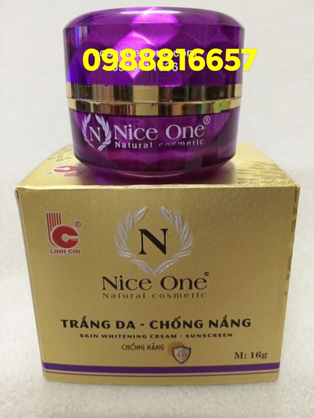 Kem Nice One trắng da chống nắng 16g