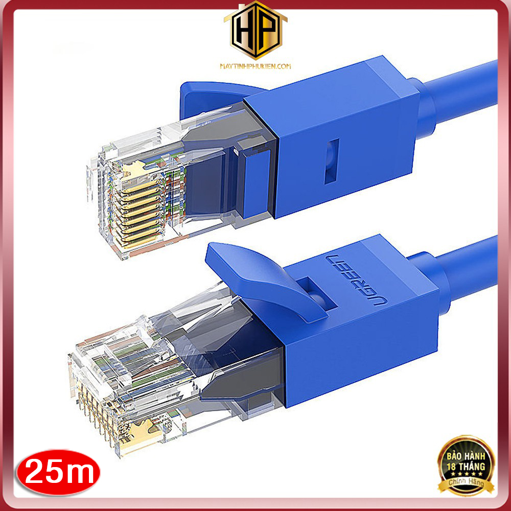 Ugreen nw102 - cáp mạng cat6 utp đúc bấm sẵn - dây mạng lan dài từ 15 - 50m chính hãng