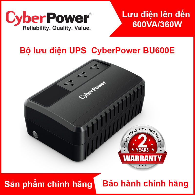 Bảng giá Bộ lưu điện CyberPower BU1000EA - 1000VA/600W - BH 24 Tháng Phong Vũ
