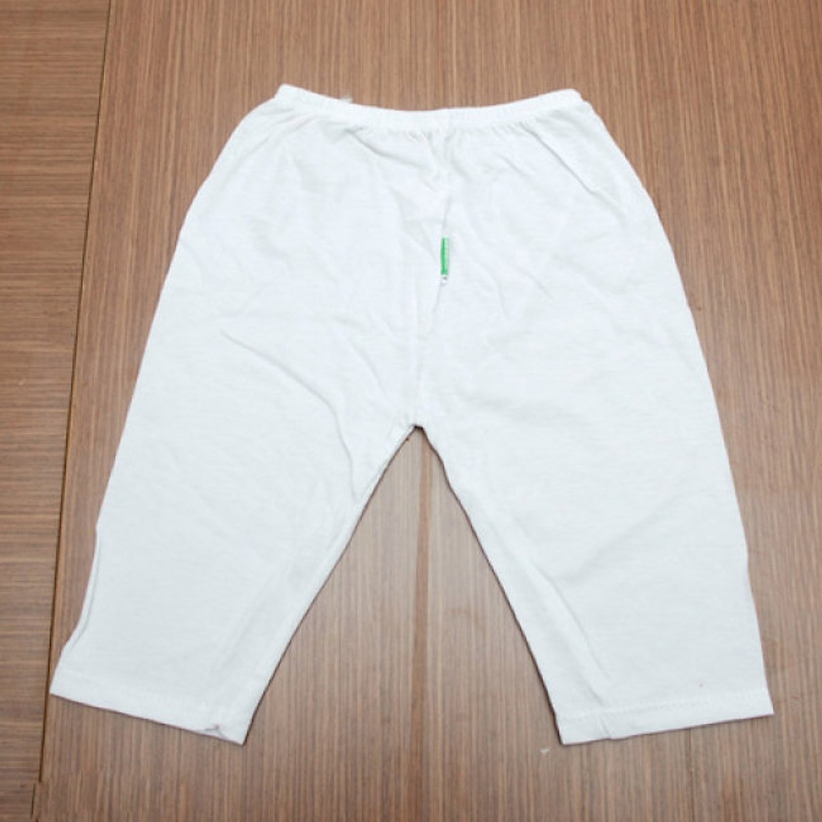 [HCM]Set 10 Quần Thun Trắng Cho Bé (5 Quần Dài + 5 Quần Ngắn) Cho Bé 2-15 KG