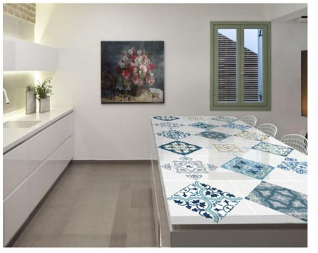 Giấy Dán Bếp Giấy Dán Tường Hoa Văn Khổ 60cm Dài 3m