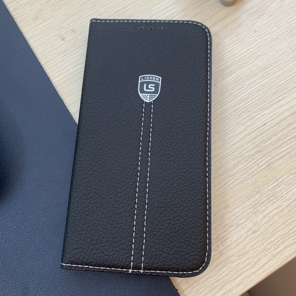 Bao Da Lishen Cho Iphone X/Xs Max Có Ngăn Cài Thẻ