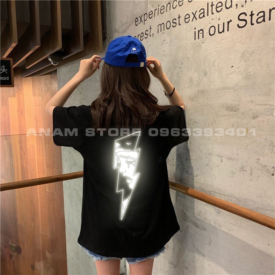 [HCM]Áo thun phản quang Tay lỡ Sad nam nữ