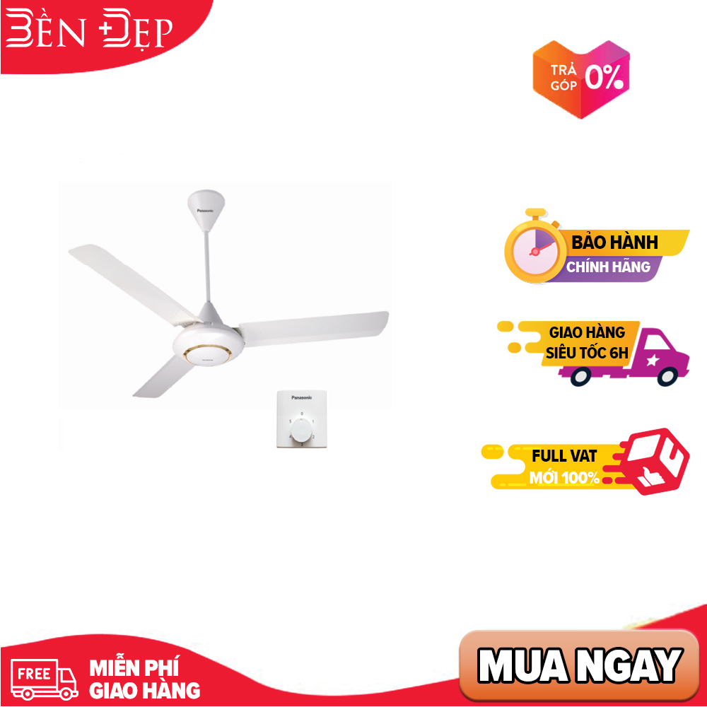 Quạt trần 3 cánh Panasonic F-60MZ2 (Giá áp dụng giao tại HN, HCM& các tỉnh liên hệ shop)