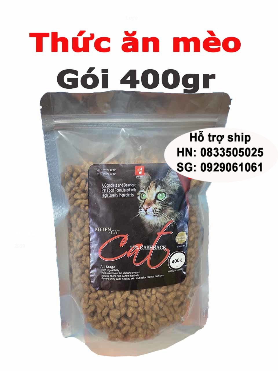 THỨC ĂN MÈO Me-o CAT'S EYE catsrang trộn