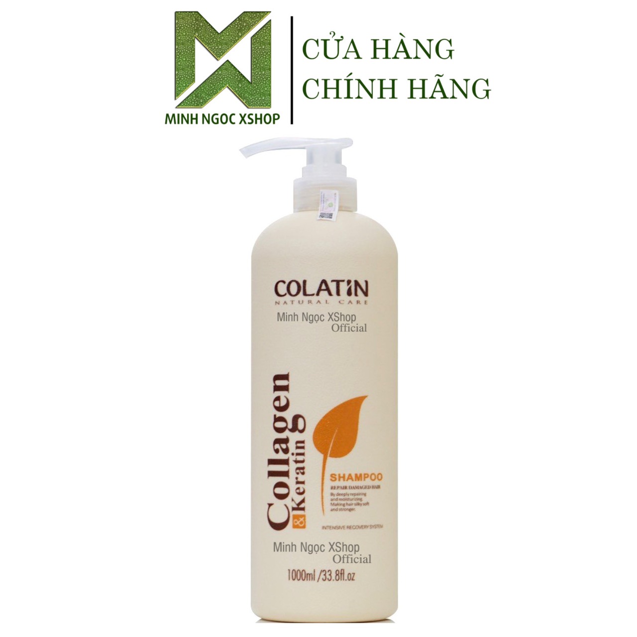 Dầu gội tinh chất tơ tằm Colatin 1000ML chính hãng