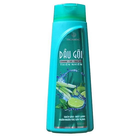 [HCM]Dầu Gội Chanh - Sả - Bạc Hà Thorakao 400ml